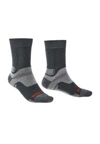 BRIDGEDALE - Skarpety trekkingowe Bridgedale Hike Mid Merino P Boot. Kolor: szary