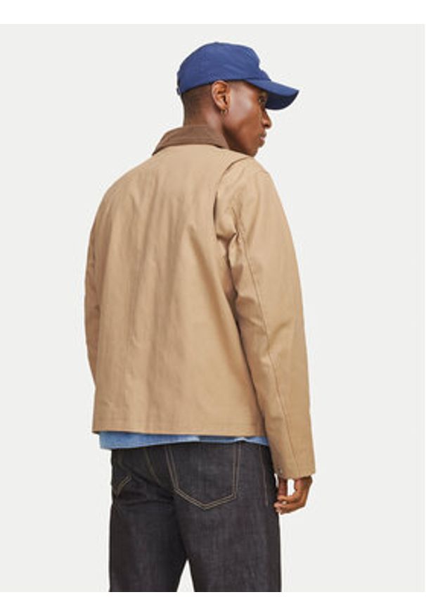 Jack & Jones Kurtka przejściowa Manchester 12272884 Beżowy Regular Fit. Kolor: beżowy. Materiał: bawełna