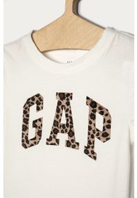 GAP - T-shirt dziecięcy 104-176 cm. Okazja: na co dzień. Kolor: biały. Materiał: bawełna, dzianina. Wzór: aplikacja. Styl: casual #3
