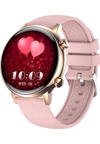 Smartwatch Rubicon RNCF09 Różowy. Rodzaj zegarka: smartwatch. Kolor: różowy