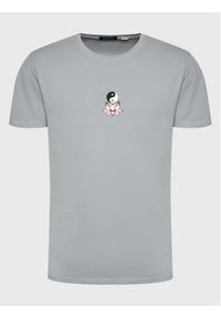 Kaotiko T-Shirt Lotus Ying Yang AL013-01-G002 Szary Regular Fit. Kolor: szary. Materiał: bawełna #1
