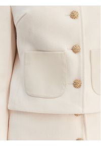 Morgan Marynarka 261-VIKTORY Beżowy Slim Fit. Kolor: beżowy. Materiał: syntetyk #2