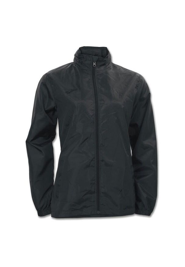 Kurtka do biegania damska Joma Galia przeciwdeszczowa. Kolor: czarny. Sport: bieganie