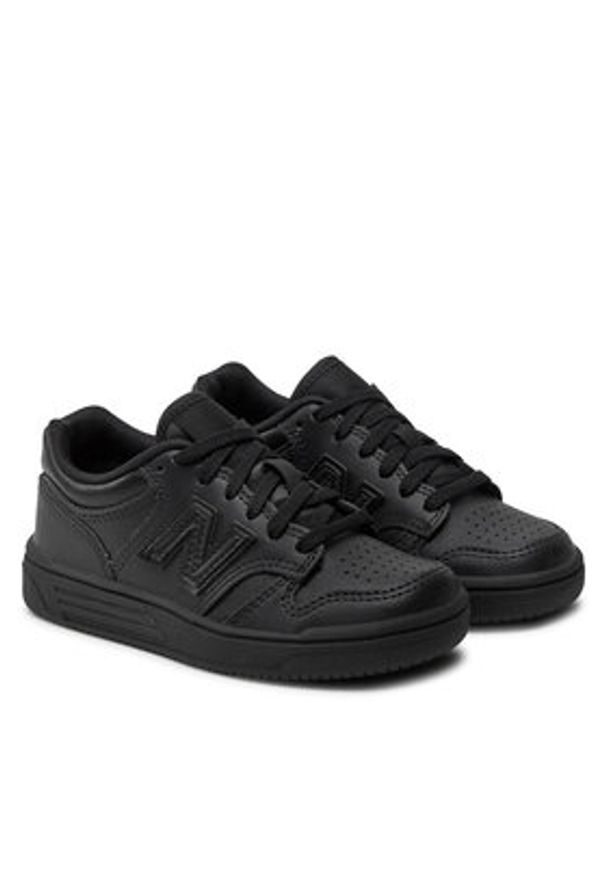 New Balance Sneakersy PSB4803B Czarny. Kolor: czarny. Materiał: skóra