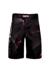 EXTREME HOBBY - Spodenki do Grapplingu MMA BJJ K1 męskie Extreme Hobby MT SPORT. Kolor: czerwony. Materiał: poliester