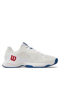 Wilson Buty Rush Pro Jr L WRS333000 Biały. Kolor: biały. Materiał: materiał