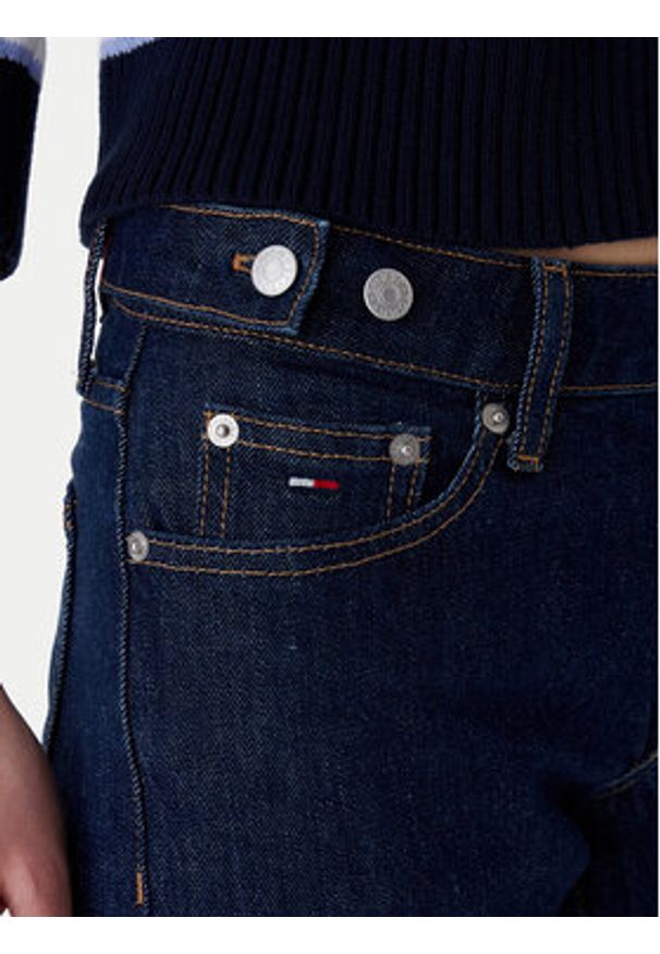 Tommy Jeans Jeansy Lucy DW0DW22432 Granatowy Slim Fit. Kolor: niebieski