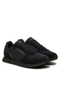 TOMMY HILFIGER - Tommy Hilfiger Sneakersy New Runner Eva Trainers FM0FM05454 Czarny. Kolor: czarny. Materiał: materiał #6