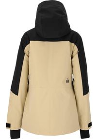 Izolowana kurtka narciarska SOS Straja. Kolor: beżowy, biały, wielokolorowy. Sezon: zima. Sport: narciarstwo #2