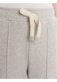Weekend Max Mara Spodnie dresowe Folk 2525786011 Szary Relaxed Fit. Kolor: szary. Materiał: bawełna #4