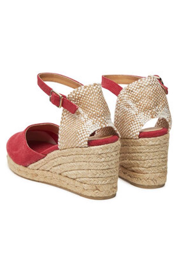 Castañer Espadryle Carol/6/002 021655 Czerwony. Kolor: czerwony. Materiał: materiał