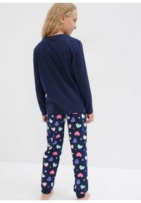 bonprix - Piżama z czystej bawełny organicznej (2 części). Kolor: niebieski. Materiał: bawełna #2