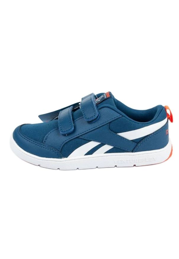 Buty Reebok Ventureflex CM9152 niebieskie. Zapięcie: rzepy. Kolor: niebieski. Materiał: materiał, syntetyk, skóra. Szerokość cholewki: normalna. Wzór: kolorowy