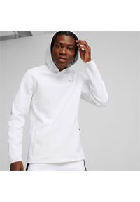 Bluza z kapturem Puma Evostripe. Typ kołnierza: kaptur. Kolor: biały. Sport: fitness #1