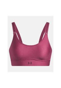 Biustonosz Under Armour Infinity Mid. Kolor: różowy. Sport: fitness #1