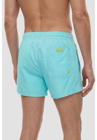 Guess - GUESS Niebieskie którkie męskie kąpielówki New Basic, Rozmiar XL. Kolor: niebieski #3
