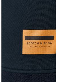 Scotch & Soda - Bluza. Kolor: niebieski. Materiał: dzianina. Wzór: gładki #3