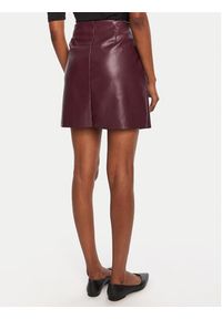 Vero Moda Spódnica z imitacji skóry Nelly 10322469 Fioletowy Regular Fit. Kolor: fioletowy. Materiał: skóra #5