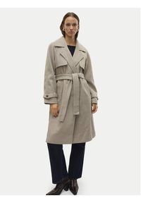 Vero Moda Płaszcz przejściowy Pop Miley 10319995 Beżowy Regular Fit. Kolor: beżowy. Materiał: syntetyk