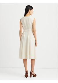 Lauren Ralph Lauren Sukienka codzienna 250926638001 Écru Regular Fit. Okazja: na co dzień. Materiał: syntetyk. Typ sukienki: proste. Styl: casual #5