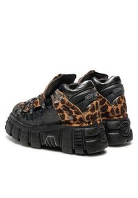 NEW ROCK Sneakersy M-106NB-C2 Czarny. Kolor: czarny. Materiał: skóra #3