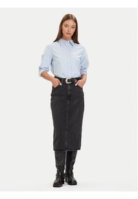 Levi's® Spódnica jeansowa 001VH-0004 Czarny Regular Fit. Kolor: czarny. Materiał: bawełna #2