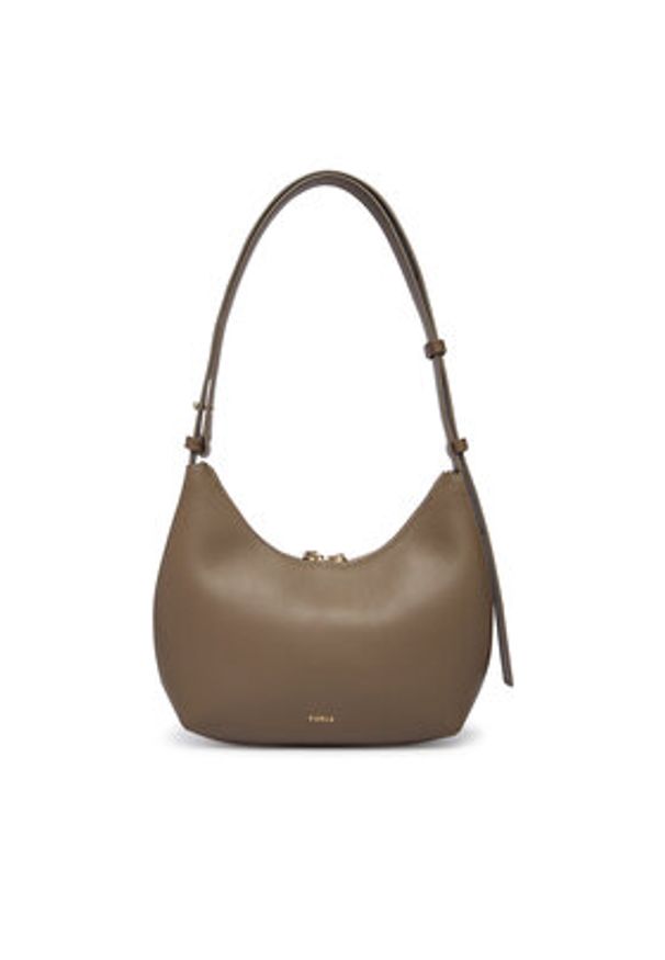 Furla Torebka Goccia S WB01500 BX3353 CN 4903S Szary ciemny. Kolor: szary. Materiał: skórzane