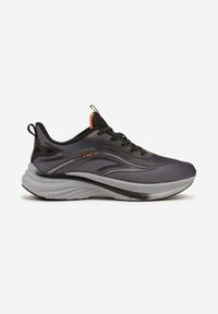 Born2be - Ciemnoszare Buty Sportowe Sneakersy na Piankowej Podeszwie Linasela. Okazja: na co dzień. Kolor: szary. Materiał: jeans. Szerokość cholewki: normalna