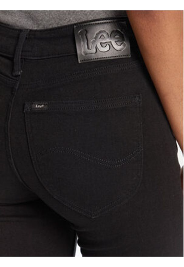 Lee Jeansy Scarlett 112365072 Czarny Skinny Fit. Kolor: czarny