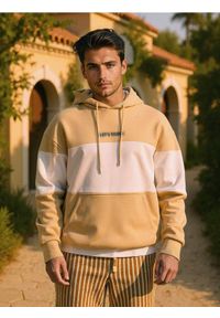 Sinsay - Bluza colorblock - beżowy. Kolor: beżowy