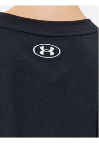 Under Armour T-Shirt Ua Collegiate Crest Crop Ss 1379402 Czarny Loose Fit. Kolor: czarny. Materiał: bawełna #3