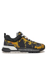 Versace Jeans Couture Sneakersy 77YA3SA1 ZS654 Czarny. Kolor: czarny. Materiał: materiał #1