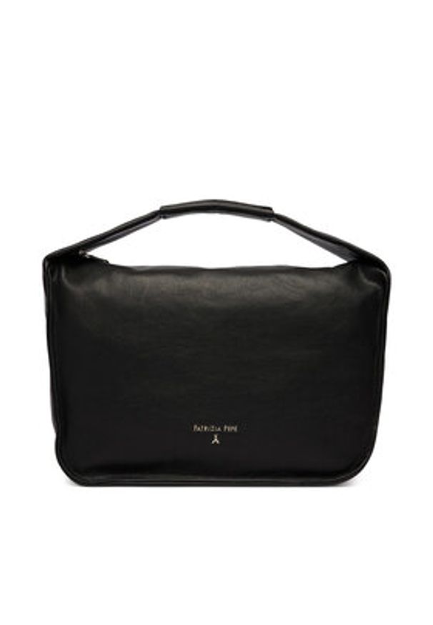 Patrizia Pepe Torebka 8B0314/L177-K103 Czarny. Kolor: czarny. Materiał: skórzane