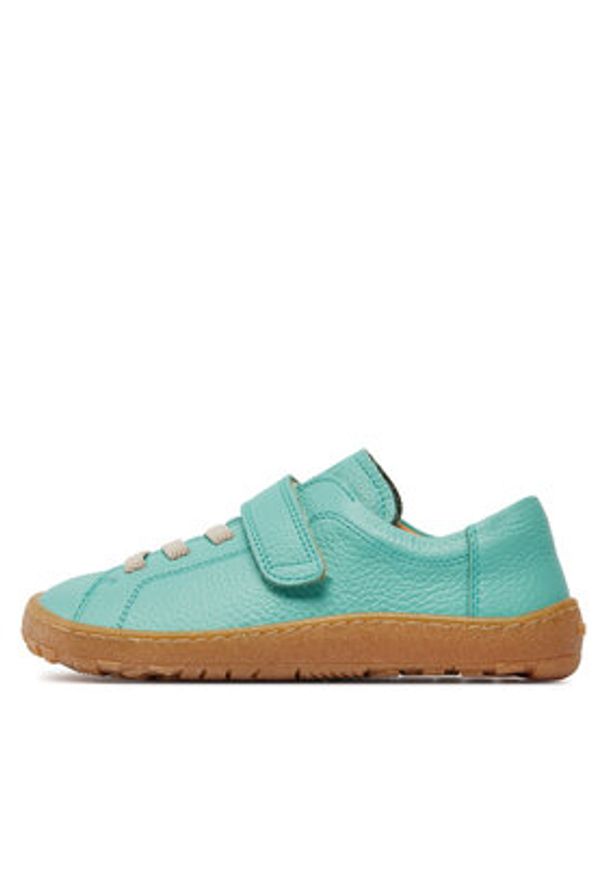 Froddo Sneakersy Barefoot Elastic G3130241-9 D Turkusowy. Kolor: turkusowy. Materiał: skóra
