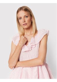 Custommade Sukienka koktajlowa Ludvika 999387430 Różowy Regular Fit. Kolor: różowy. Materiał: syntetyk. Styl: wizytowy #5