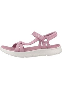 skechers - Sandały Skechers Model Go Walk Flex Sandal Kolor Rose. Kolor: różowy. Materiał: tkanina. Sezon: lato