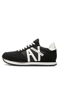 Armani Exchange Sneakersy XUX017 XCC68 K489 Czarny. Kolor: czarny. Materiał: materiał #3