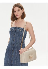 Pinko Torebka Love Click Puff Classic PE 24 PLTT 101585 A10F Écru. Materiał: skórzane #4