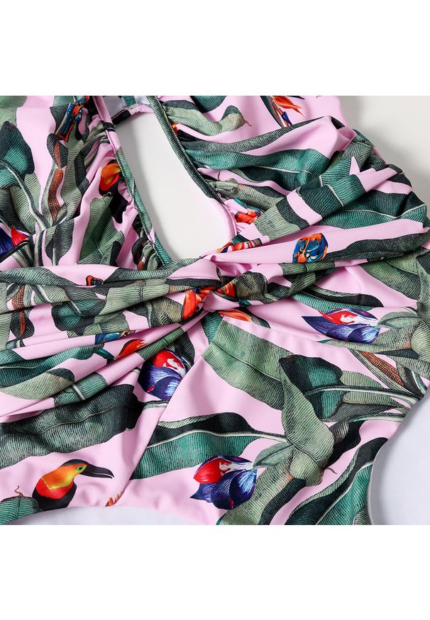 Intica - Strój kąpielowy z długim rękawem UV ochrona szybkoschnący Zwaanhilde. Kolor: wielokolorowy. Materiał: materiał. Długość: długie