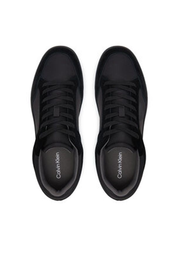 Calvin Klein Sneakersy Low Top Lace Up Repreve Mix HM0HM01802 Czarny. Kolor: czarny. Materiał: materiał