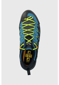 Salewa buty Wildfire Edge męskie kolor niebieski. Zapięcie: sznurówki. Kolor: niebieski. Materiał: materiał, guma. Szerokość cholewki: normalna. Sezon: zima #4