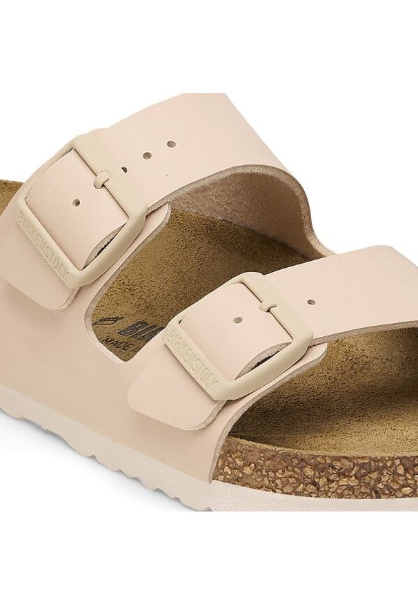 Birkenstock - Klapki damskie BIRKENSTOCK ARIZONA BF NEW BEIGE. Kolor: beżowy