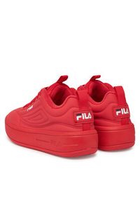 Fila Sneakersy Superbubble FFW0536 30005 Czerwony. Kolor: czerwony. Materiał: skóra
