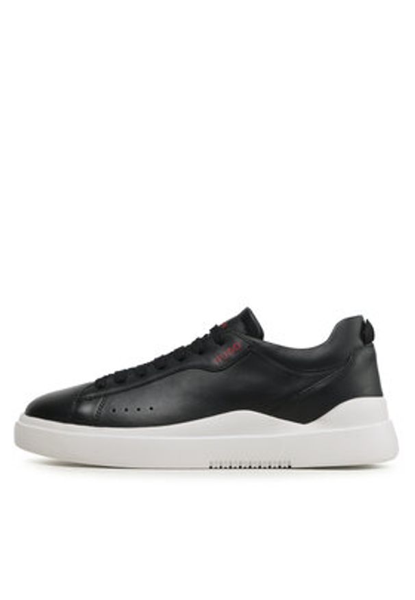 Hugo Sneakersy 50499261 Czarny. Kolor: czarny. Materiał: skóra