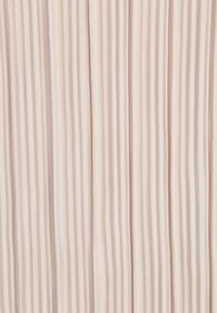 Born2be - Beżowa Bluzka na Krótki Rękaw z Plisowanej Tkaniny Undirea. Okazja: do pracy, na co dzień. Kolor: beżowy. Materiał: tkanina. Długość rękawa: krótki rękaw. Długość: krótkie. Styl: elegancki, klasyczny, casual #6