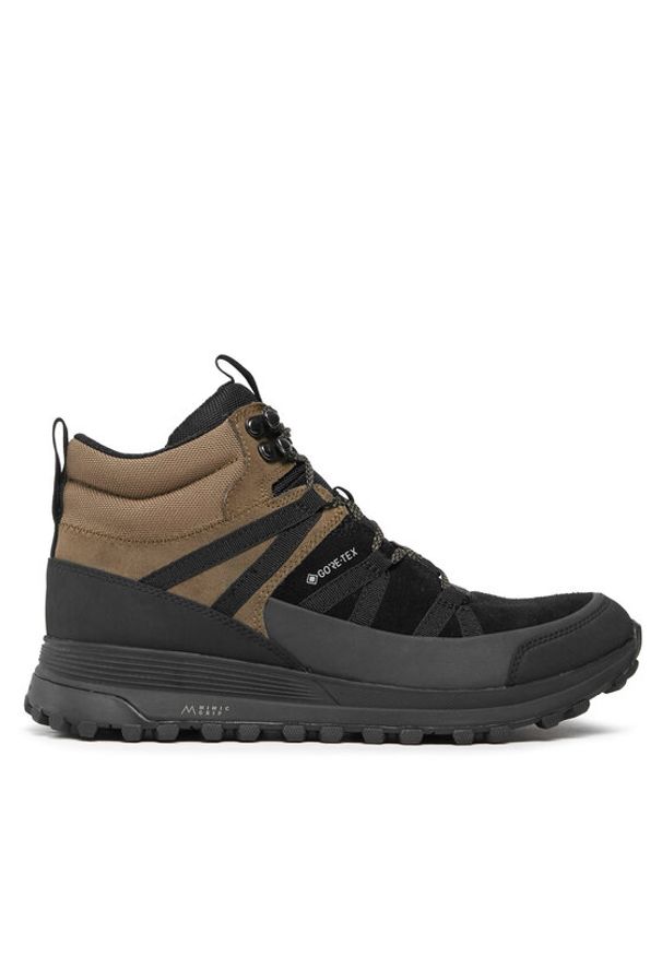 Clarks Trapery ATL Trek Rise GTX GORE-TEX 261726917 Czarny. Kolor: czarny. Materiał: zamsz, skóra
