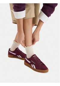 Reebok Sneakersy EO-CLUB C GROUNDS UK 100229523 Bordowy. Kolor: czerwony. Materiał: zamsz, skóra. Model: Reebok Club #6