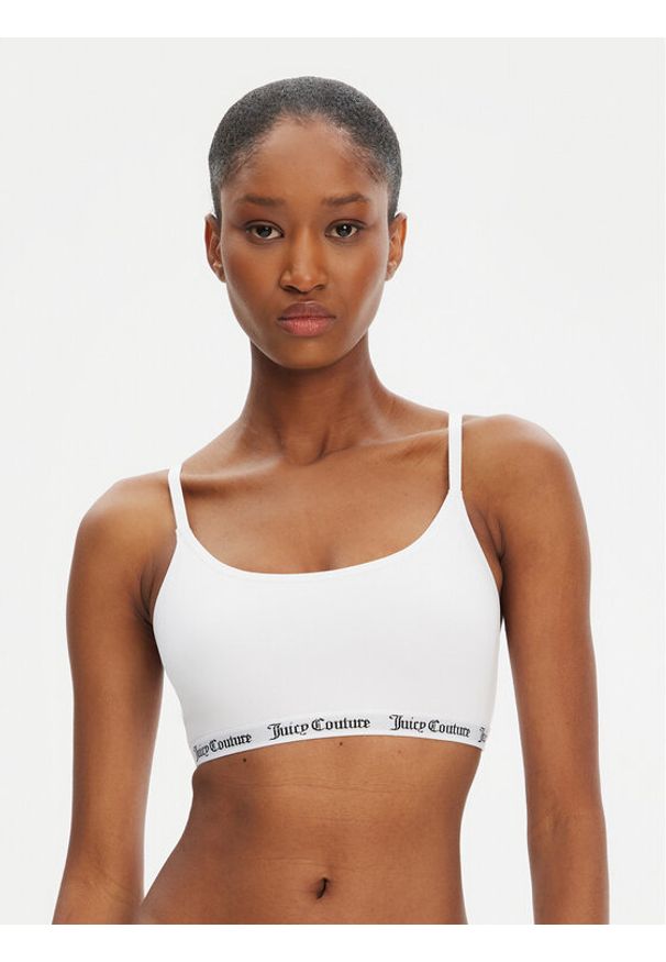 Juicy Couture Biustonosz top Ren JCTBT125972 Biały. Kolor: biały. Materiał: bawełna