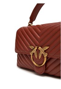 Pinko - PINKO Torebka Love Lady Puff Classic Cl PE 25 PLTT 100043 A0GK Brązowy. Kolor: brązowy. Materiał: skórzane #4