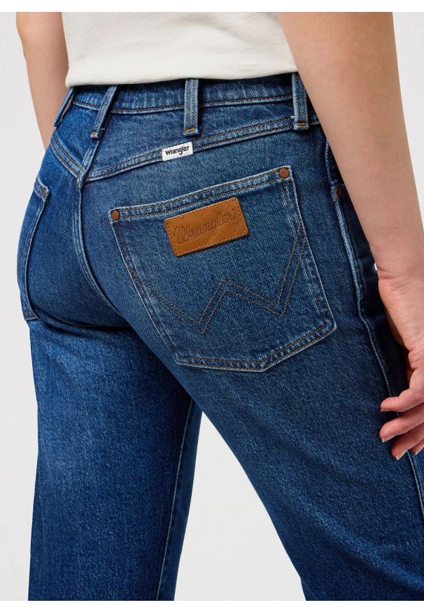 Wrangler - DAMSKIE SPODNIE SUNSET DARK WASH 112350730